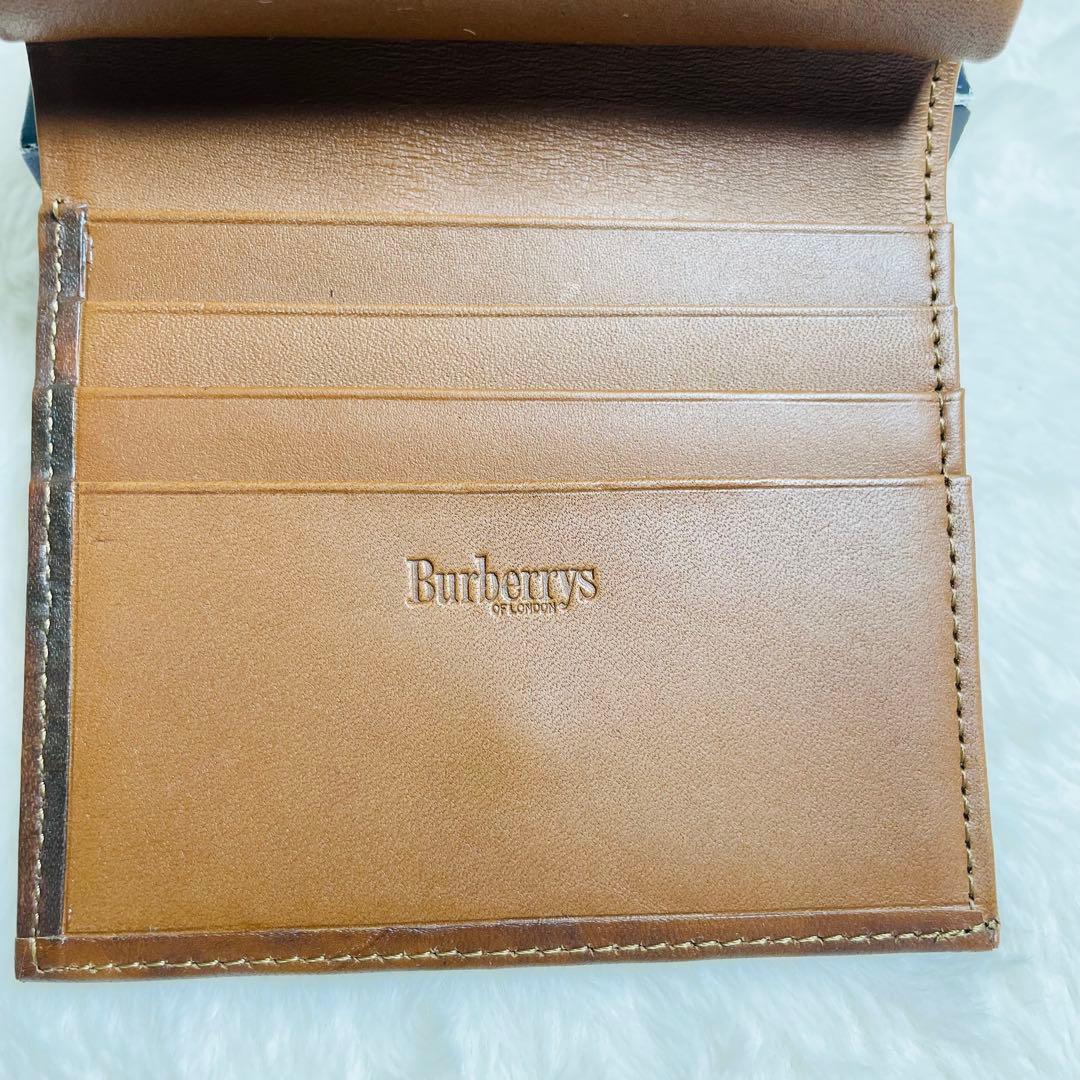 新品未使用 箱付 正規品BURBERRY 折り財布がま口財布ヴィンテージ激レア