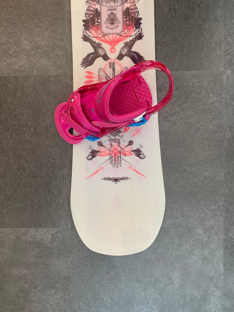 【美品】SALOMON GYPSY 133cm ＋BURTONバイン　2点セット