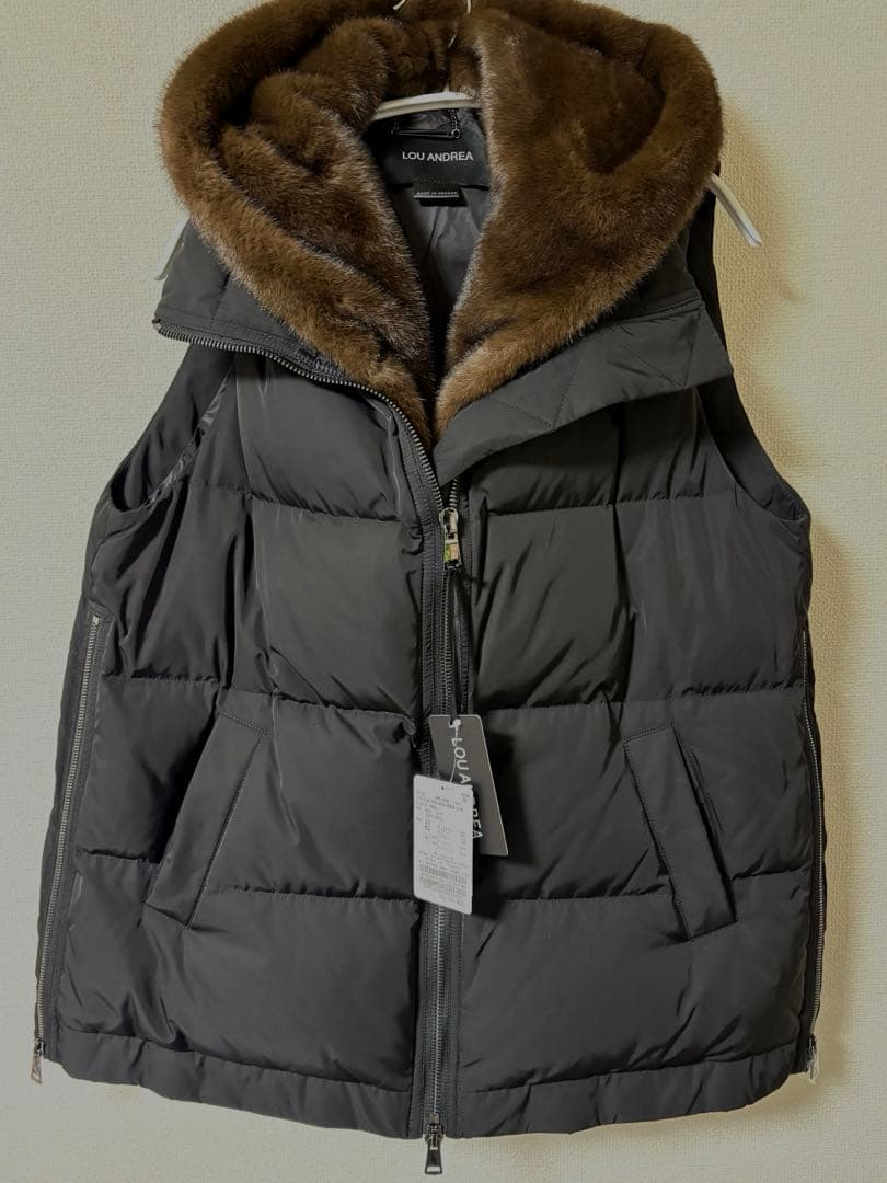 LOU ANDREA/ルーアンドレア 2WAY DOWN VEST ダウンベスト