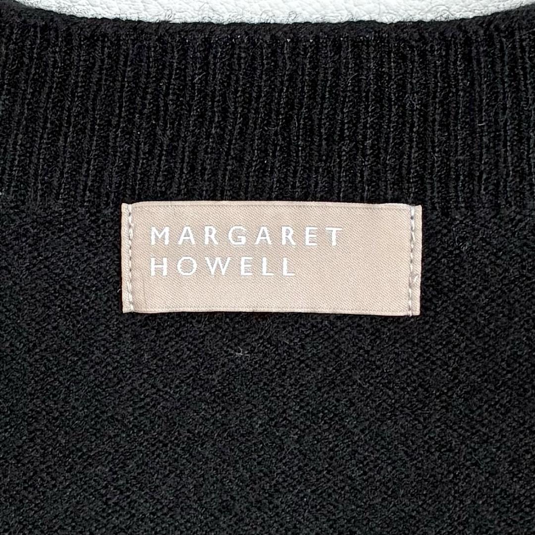 美品 マーガレットハウエル ウール カシミヤ ロールネック ニット ベスト