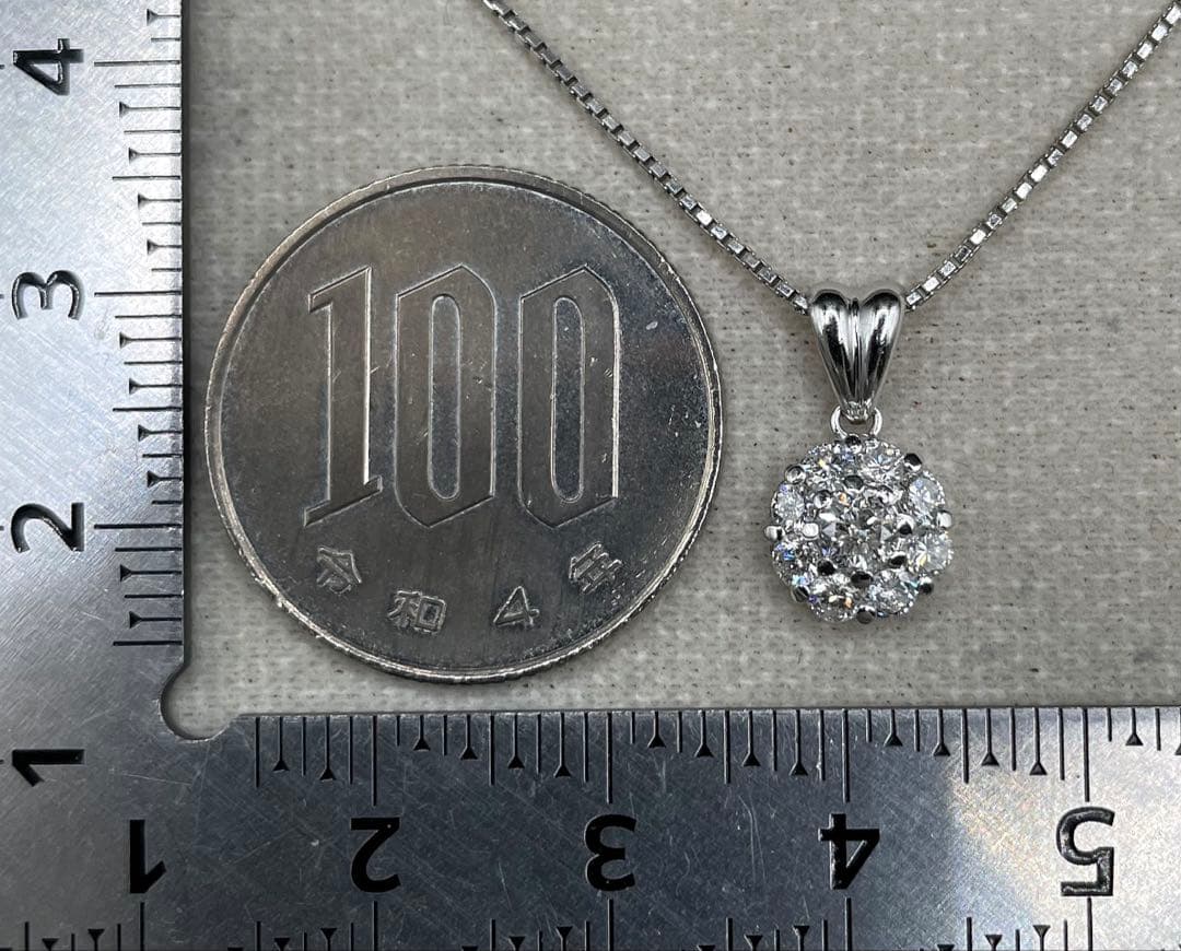 さくらJA145★高級 ダイヤモンド0.5ct プラチナ ペンダントヘッド