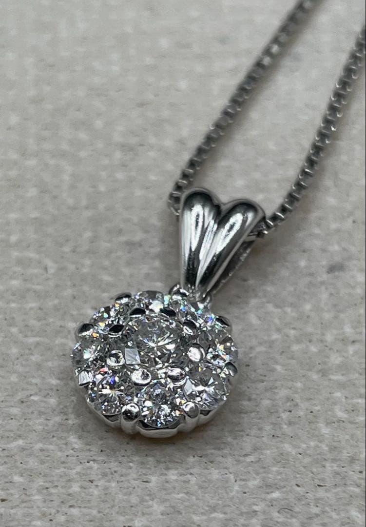 さくらJA145★高級 ダイヤモンド0.5ct プラチナ ペンダントヘッド