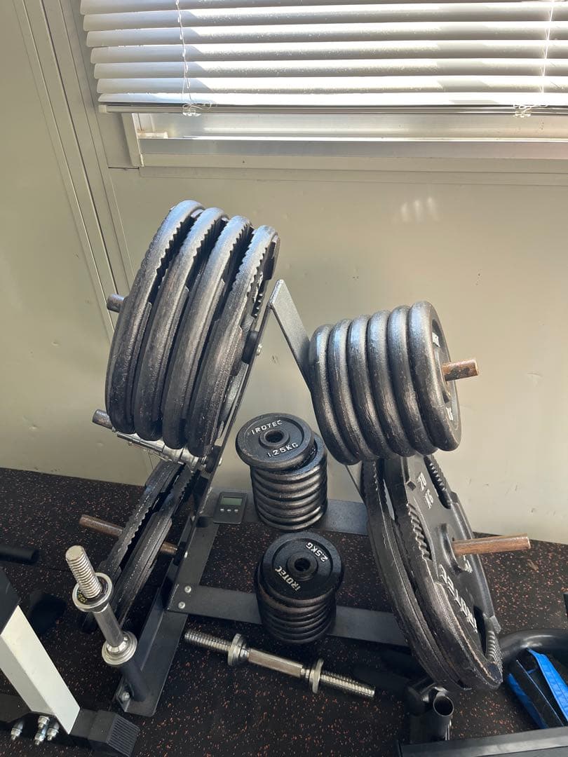 バーベルラック ケーブルシステム付き　アイロテック