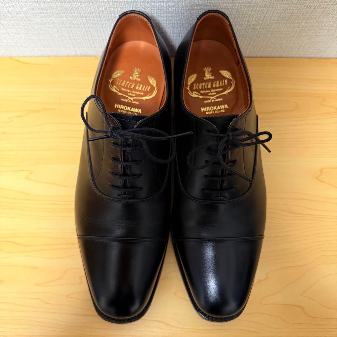 【美品】SCOTCH GRAIN ストレートチップ 内羽根 3526 25cm