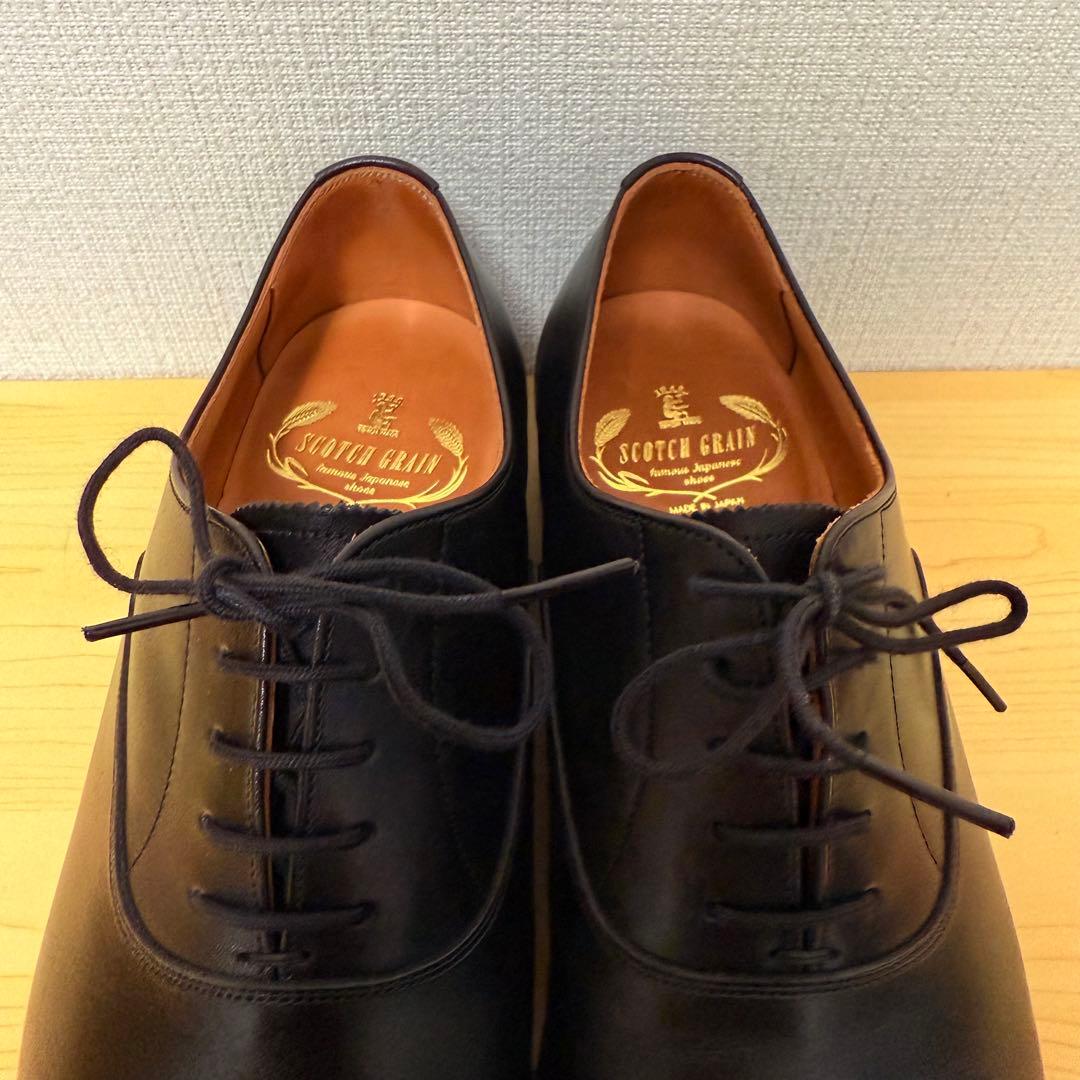 【美品】SCOTCH GRAIN ストレートチップ 内羽根 3526 25cm