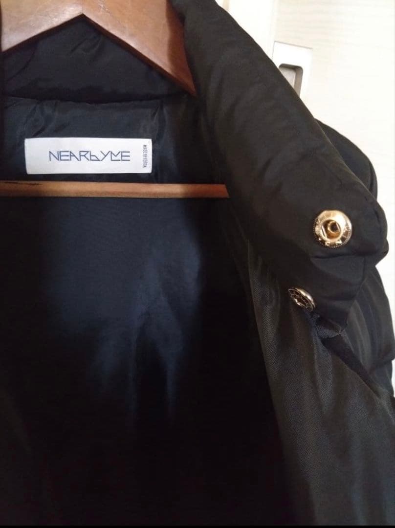 美品　NEARBYME　ボリュームダウンベスト