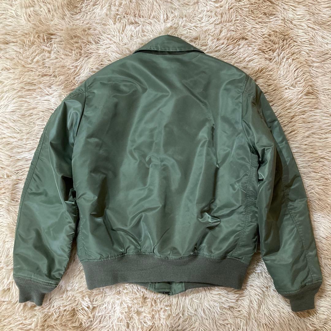 【美品・希少XL】AVIREX CWU-45/P フライトジャケット　グリーン