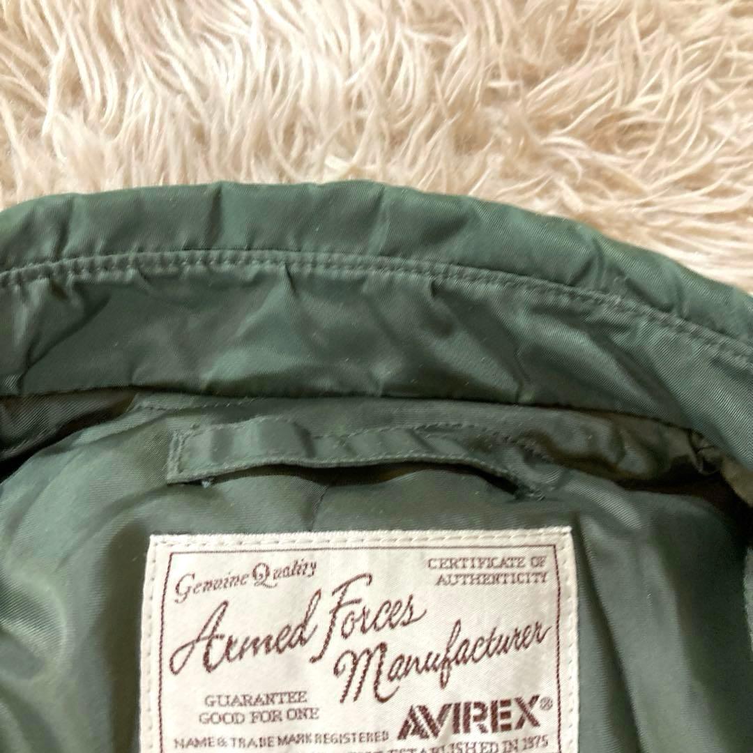 【美品・希少XL】AVIREX CWU-45/P フライトジャケット　グリーン