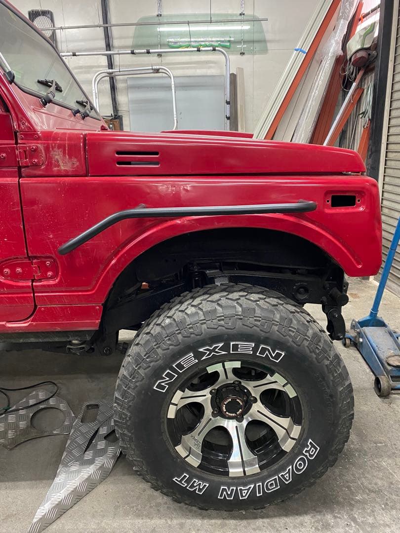 在庫処分‼️ジムニー　マグネットパイプフェンダー　出幅100ミリ