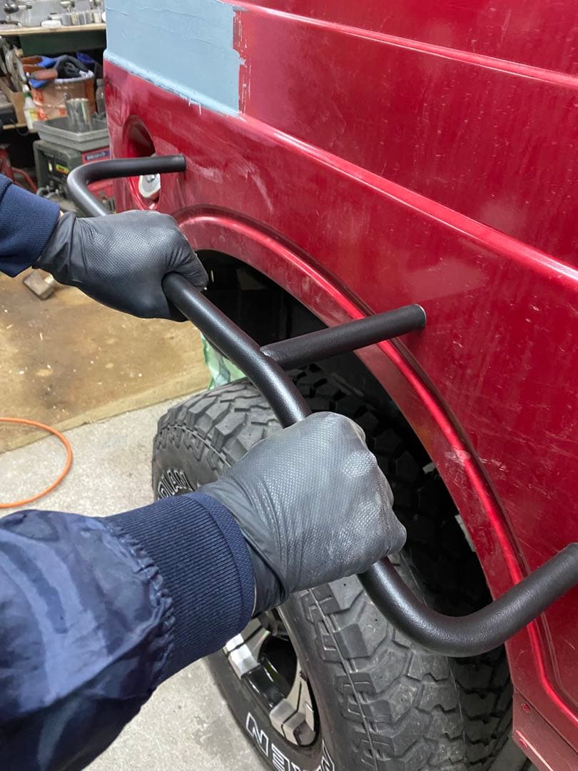 在庫処分‼️ジムニー　マグネットパイプフェンダー　出幅100ミリ