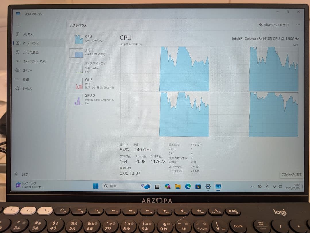 ミニPC DELL Wyse 5070 Win11Pro J4105 8GB 128GB