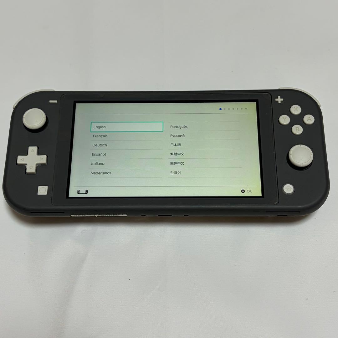 Nintendo Switch Lite 本体 グレー 本体収納ケース付き