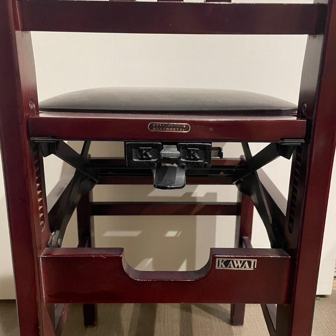【手渡し限定】トムソン椅子 KAWAI カワイ 背付き椅子 マホガニー
