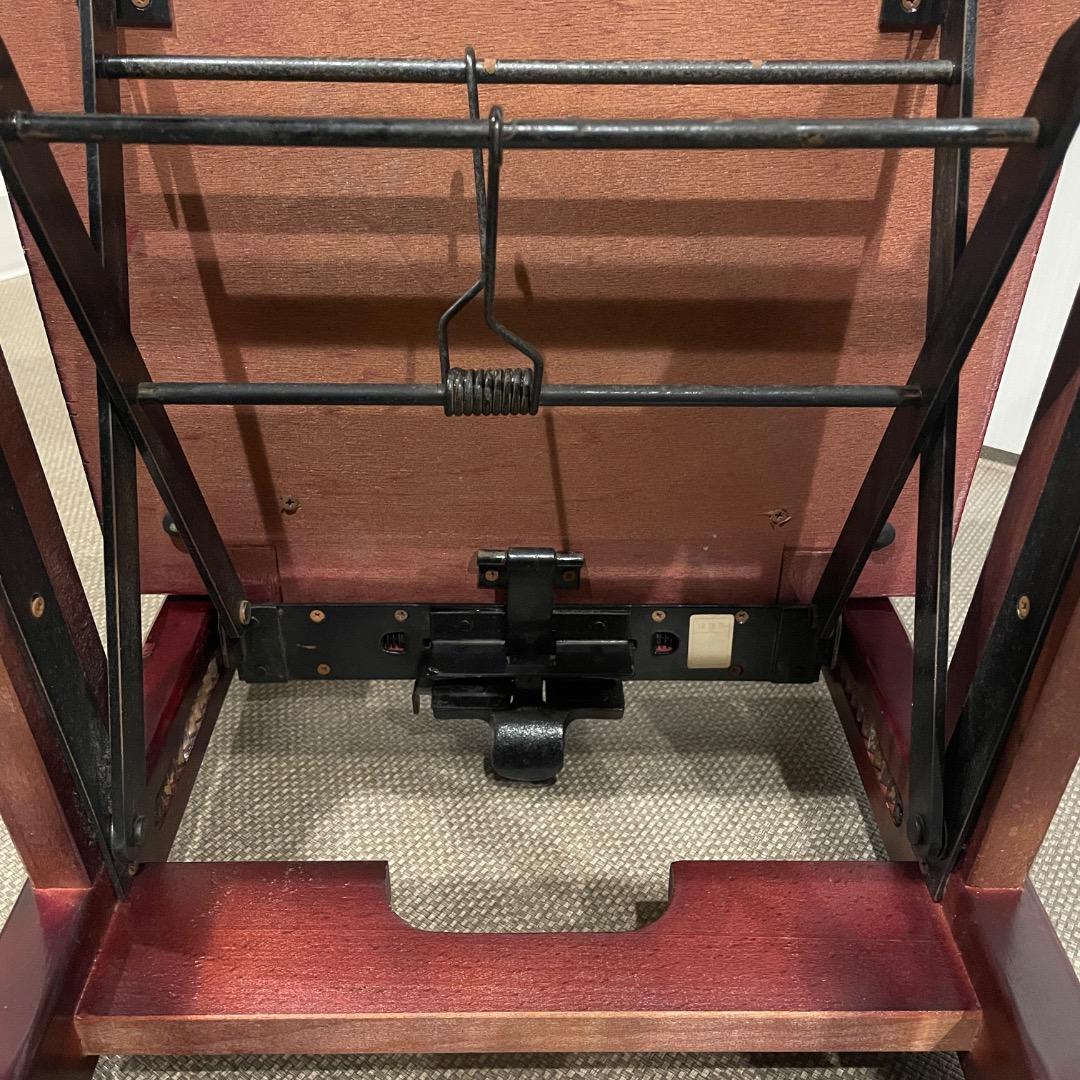 【手渡し限定】トムソン椅子 KAWAI カワイ 背付き椅子 マホガニー