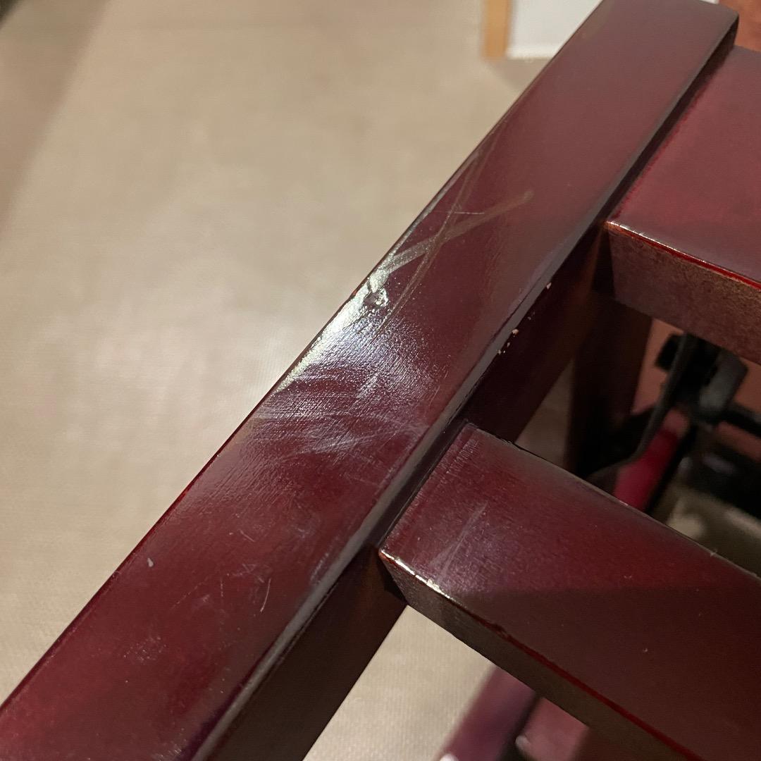 【手渡し限定】トムソン椅子 KAWAI カワイ 背付き椅子 マホガニー