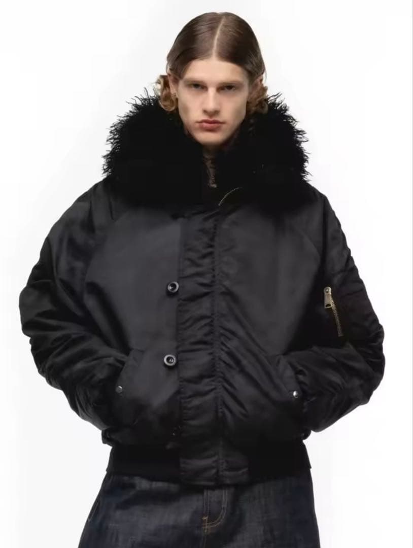 ジャケット・アウター no/faith studios ASTRO FUR BOMBER JACKET