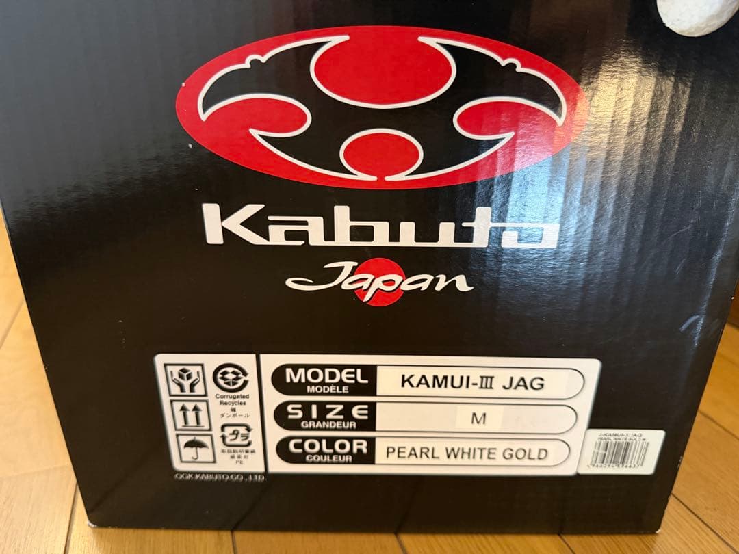 ふらみんごKabuto KAMUI3 JAG パールホワイトゴールド
