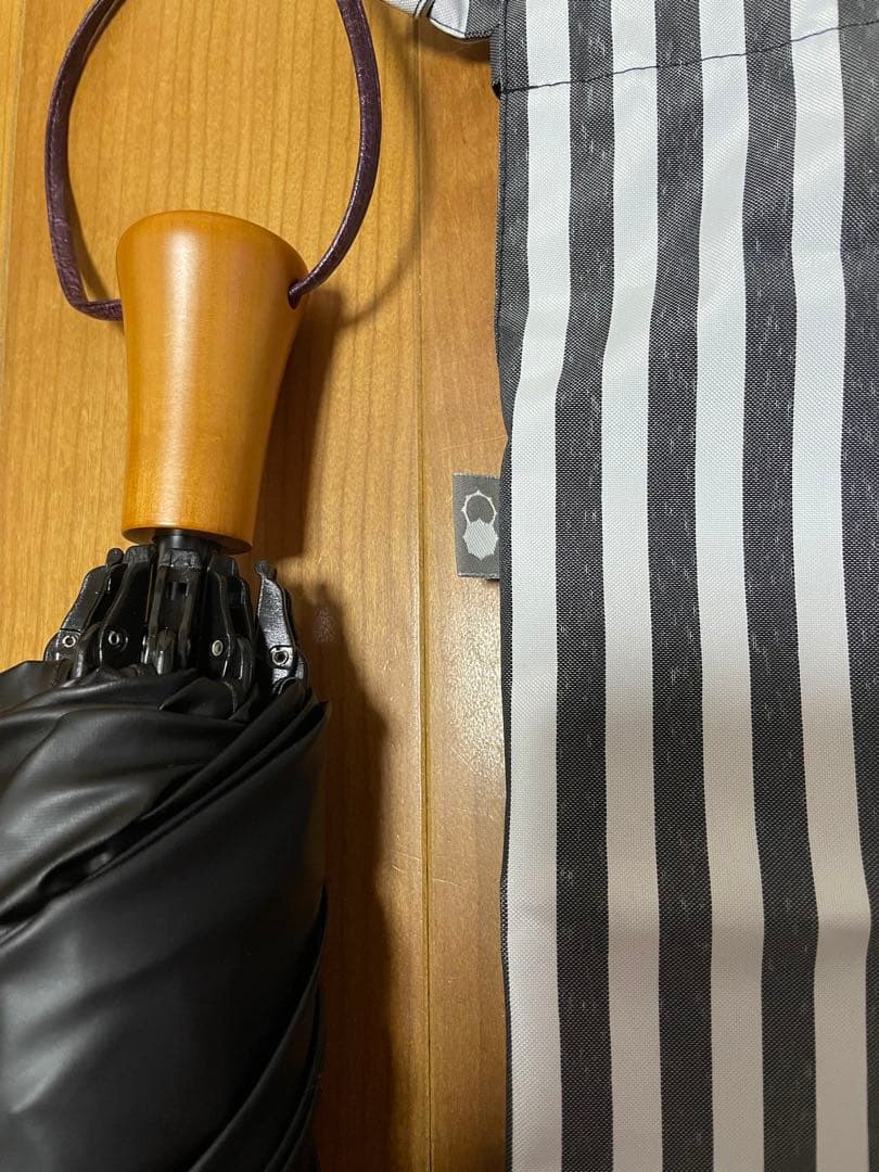 サンバリア100 日傘　ストライプ　フリル