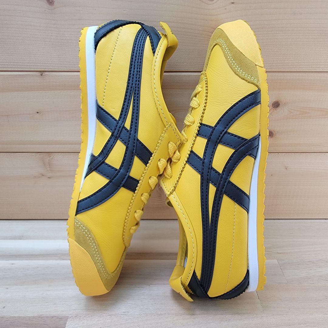 オニツカタイガー メキシコ66 イエロー/ブラック 22.5cm