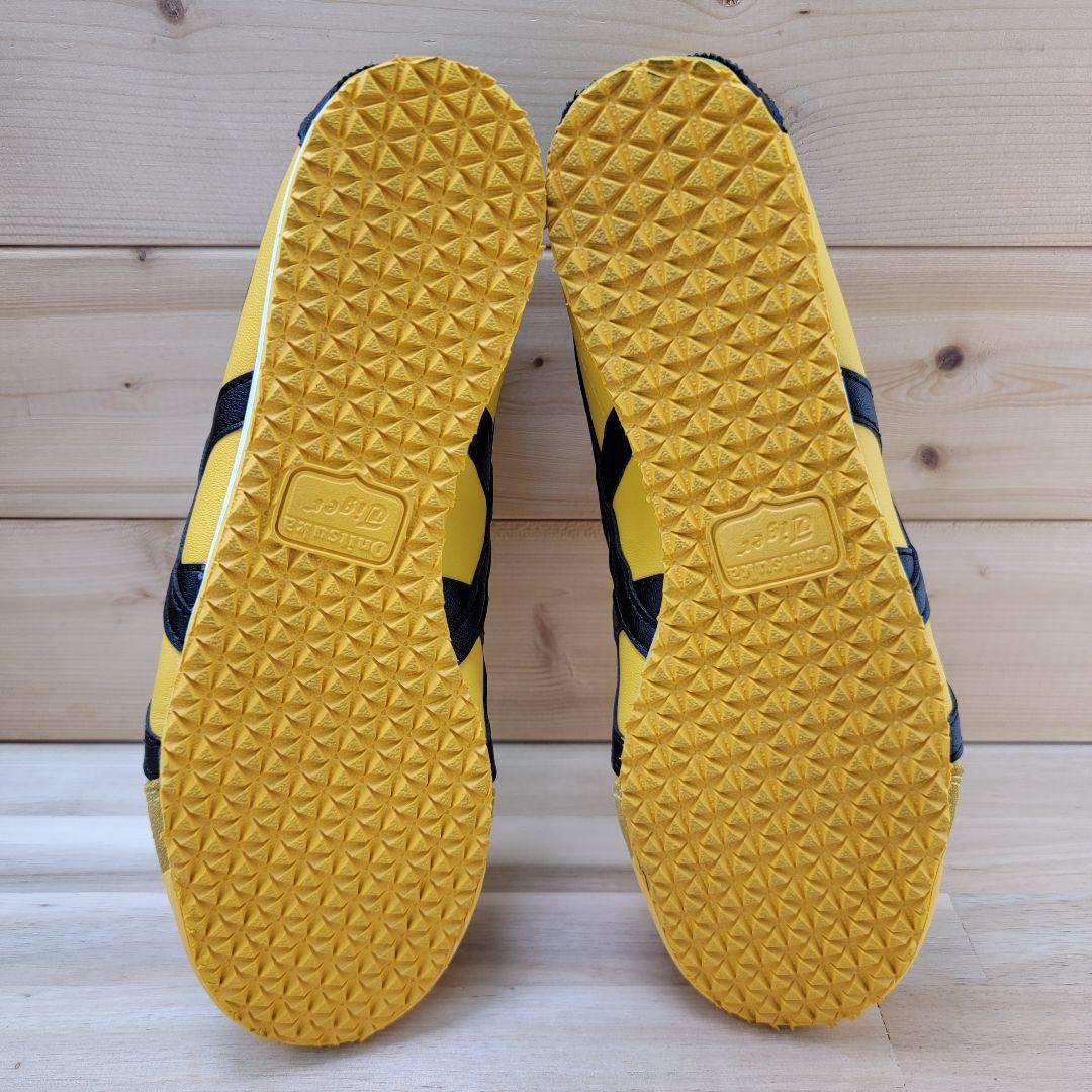 オニツカタイガー メキシコ66 イエロー/ブラック 22.5cm