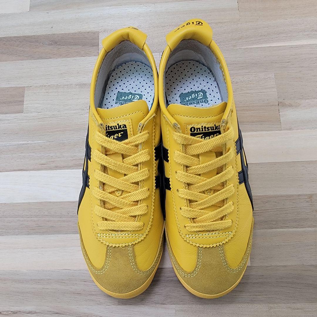 オニツカタイガー メキシコ66 イエロー/ブラック 22.5cm