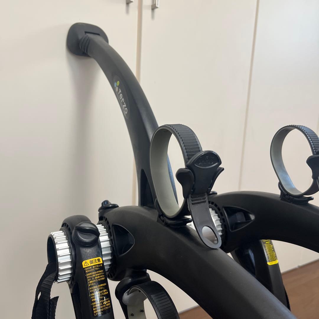 TERZO SARIS サイクルキャリアEC16 背面車載　2台用　ブラック