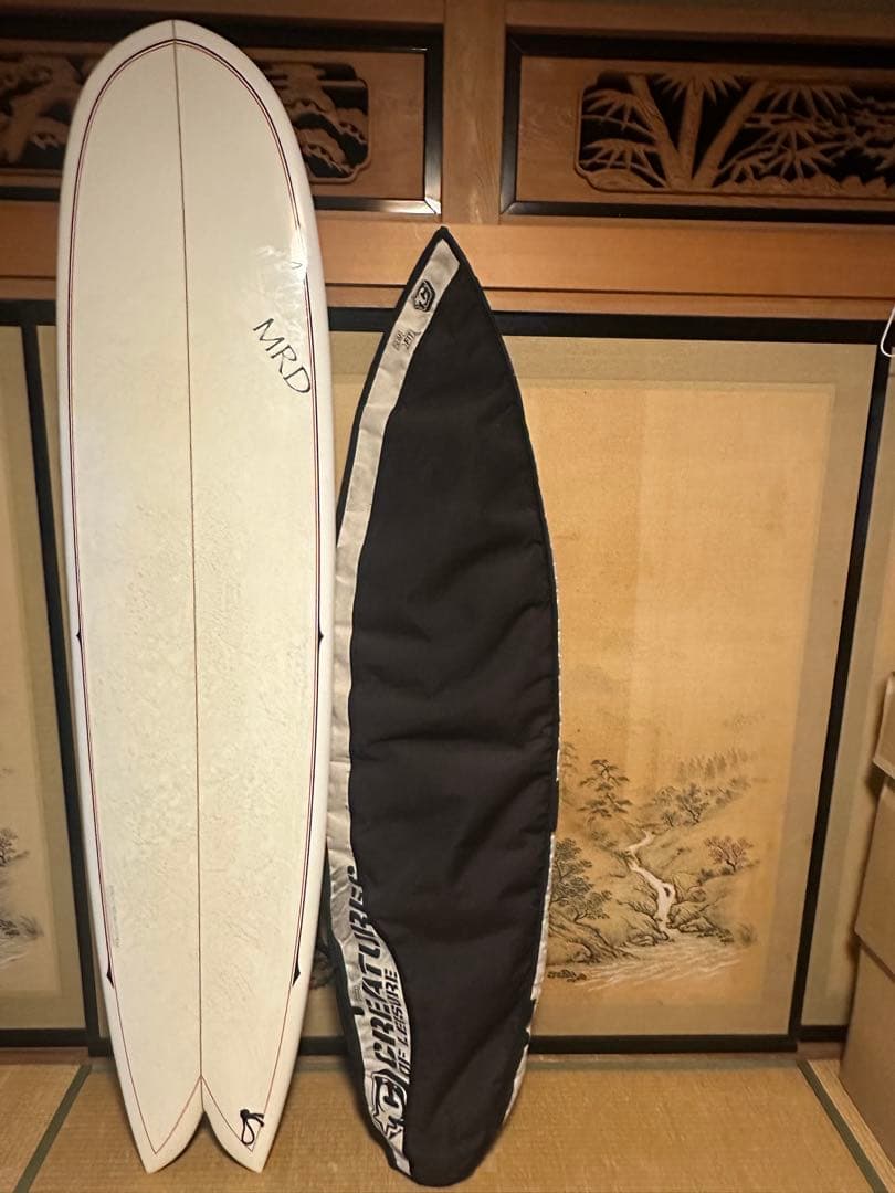 MRD ファンボード ホワイト ボードケース付き 【引き取り限定】