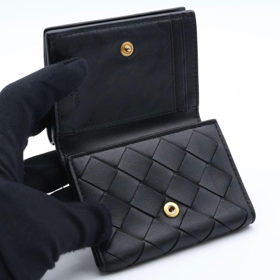 【極美品】BOTTEGAVENETA 新型IC イントレチャート　三つ折り財布