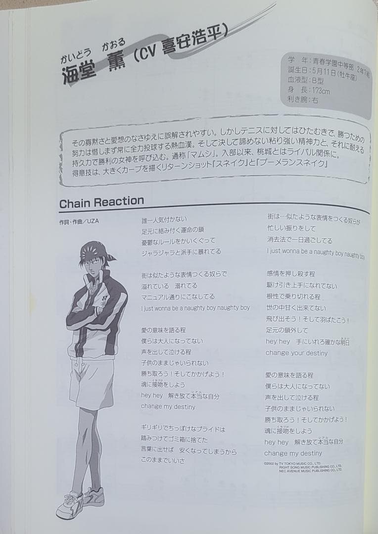 ピアノで弾く テニスの王子様