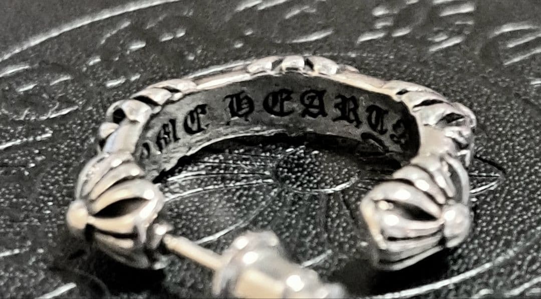 CHROME HEARTS SBT クロスバンドフープ ピアス 片耳