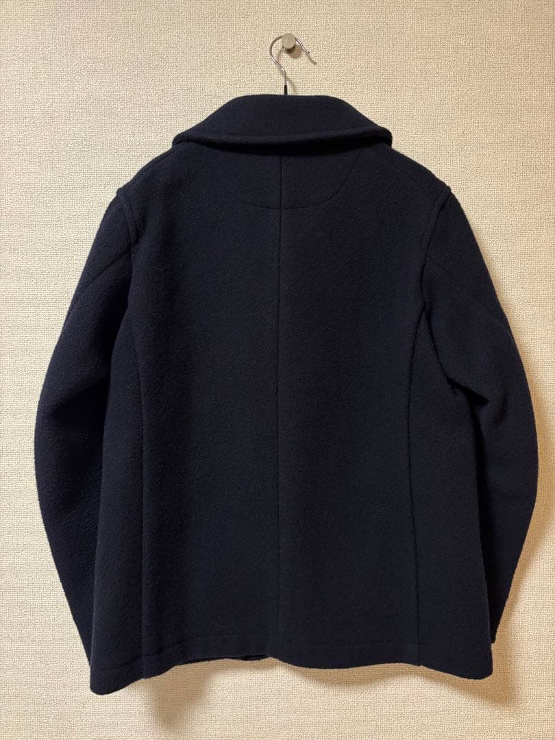 ダントン ウールモッサ コート ジャケット ネイビー 40