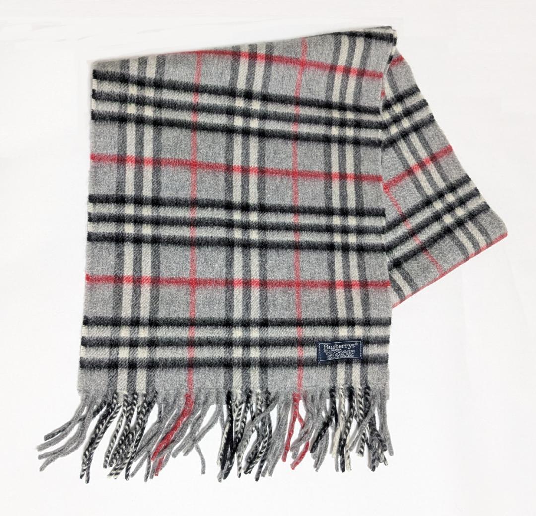 Burberrys バーバリー ｜ カシミヤ100% マフラー ノバチェック