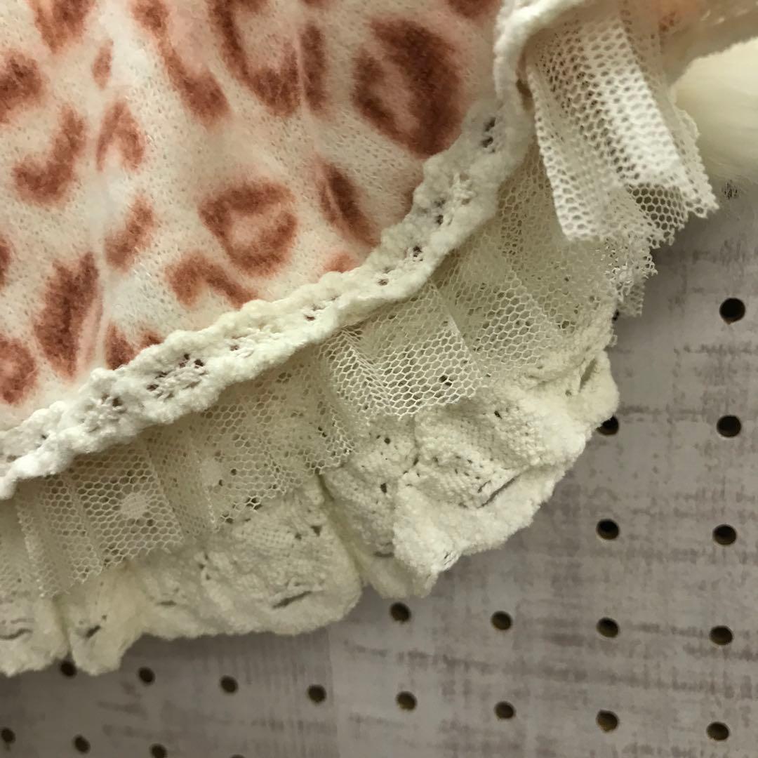 平成レトロ 姫ギャル古着 LIZ LISA スカート見え ヒョウ柄ショートパンツ