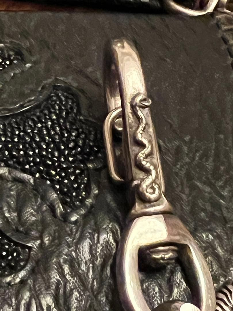 CLUCTオリジナルウォレットチェーン　シルバー　クラシック