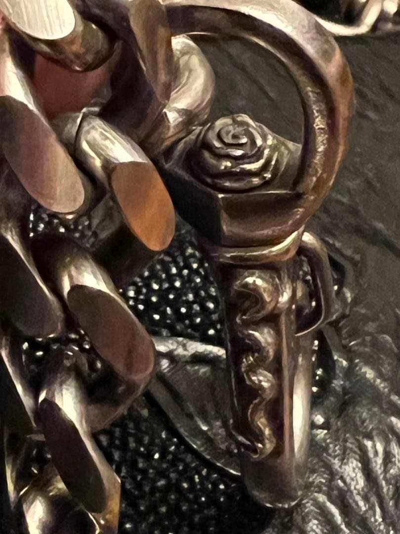 CLUCTオリジナルウォレットチェーン　シルバー　クラシック