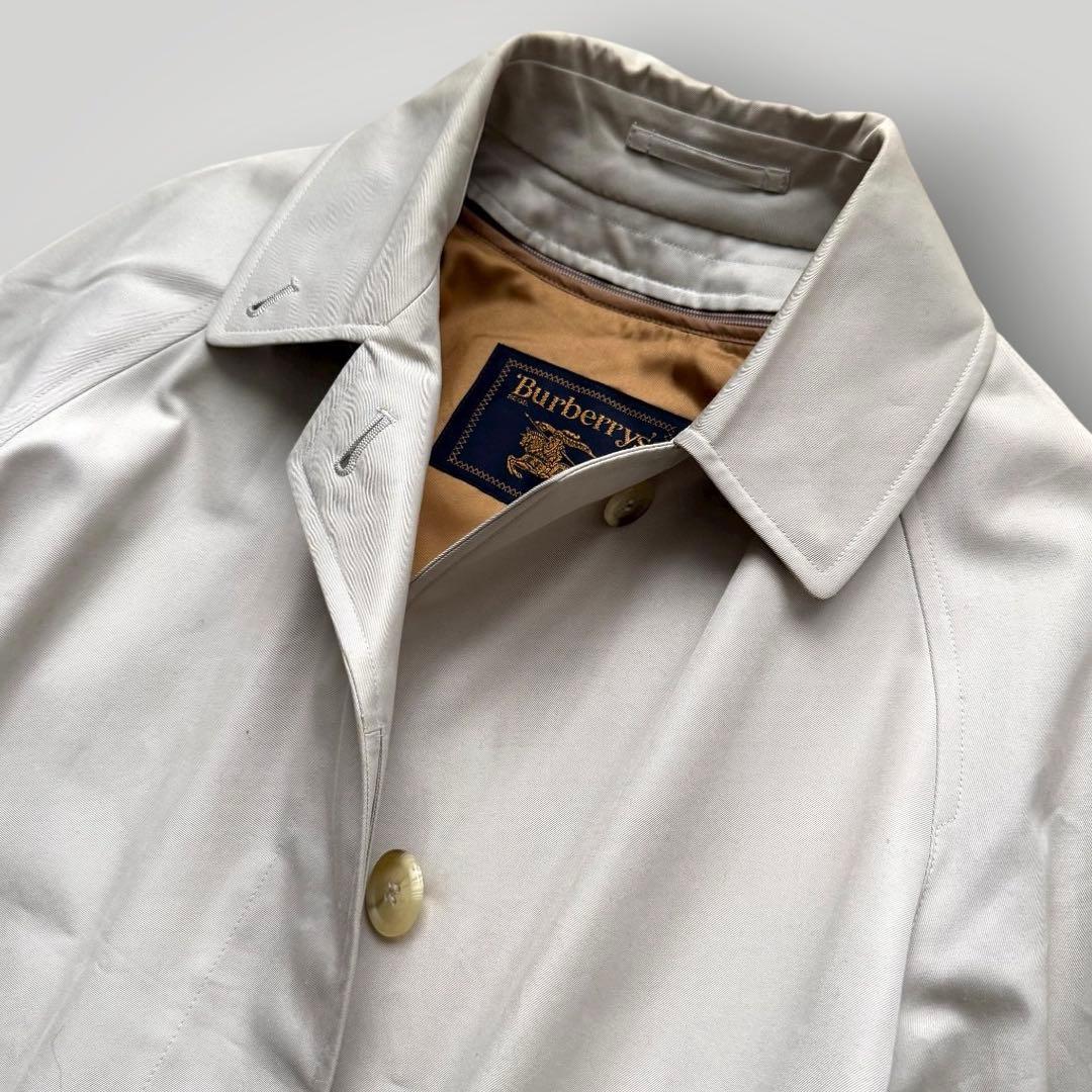 美品 バーバリー ライナー付　ステンカラーコート バルマカンコート ノバチェック