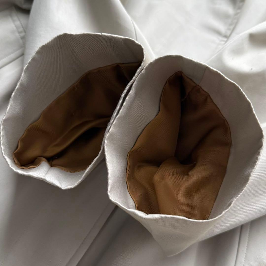 美品 バーバリー ライナー付　ステンカラーコート バルマカンコート ノバチェック