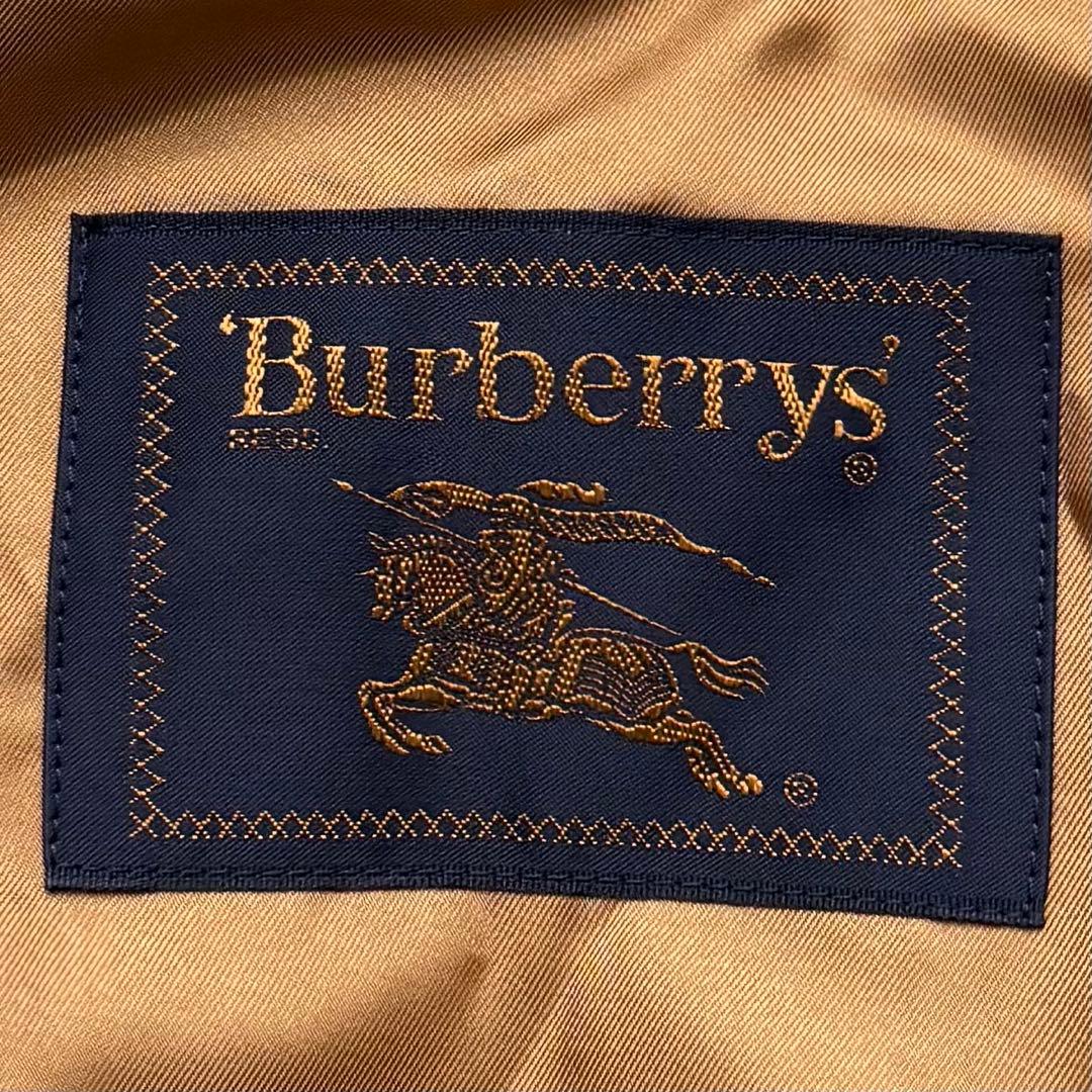 美品 バーバリー ライナー付　ステンカラーコート バルマカンコート ノバチェック