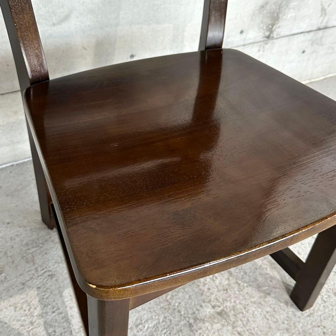 ★80s★ カリモク RUSTIC ダイニングチェア ルスティック 木製チェア