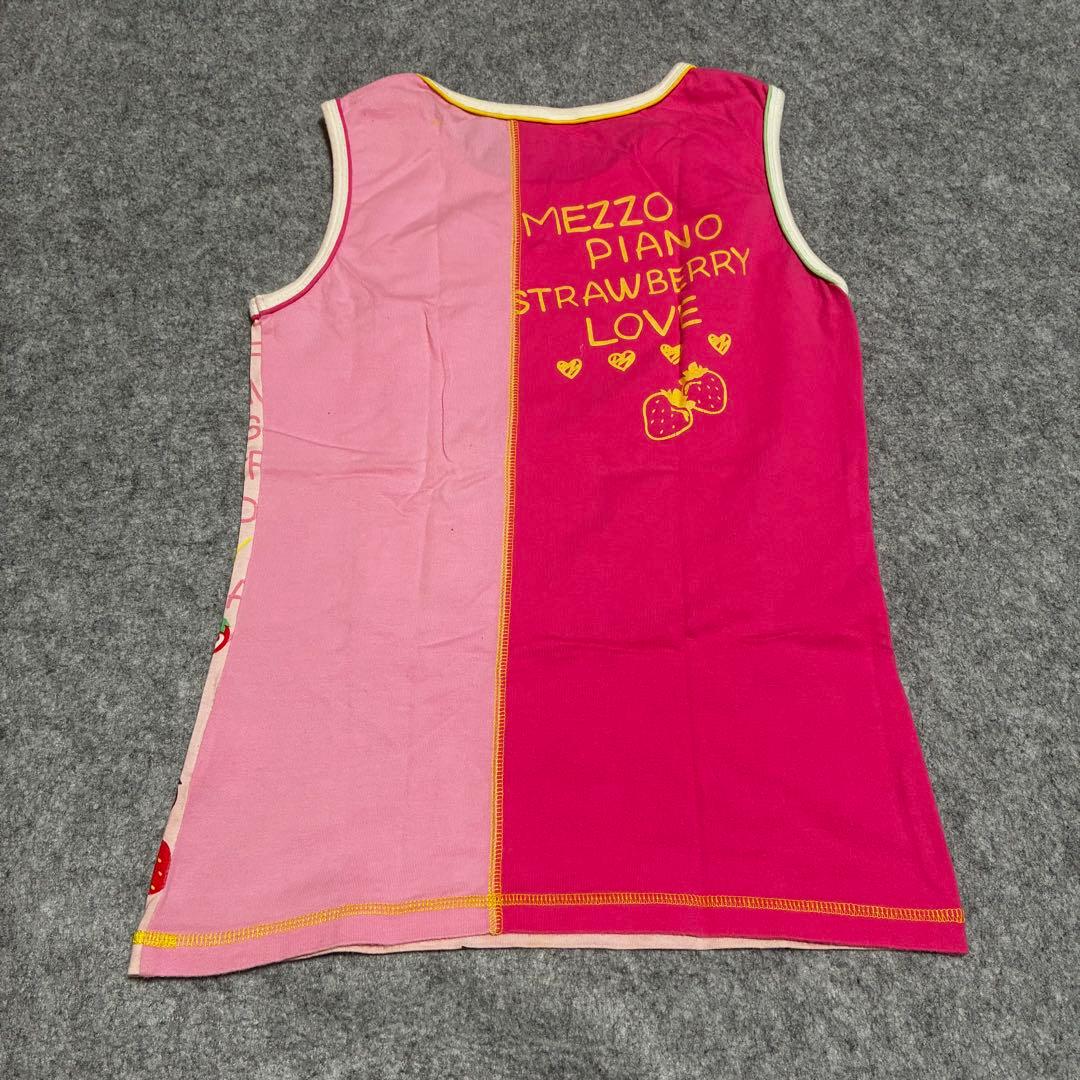 メゾピアノ　mezzo piano ノースリーブ　いちご　160cm