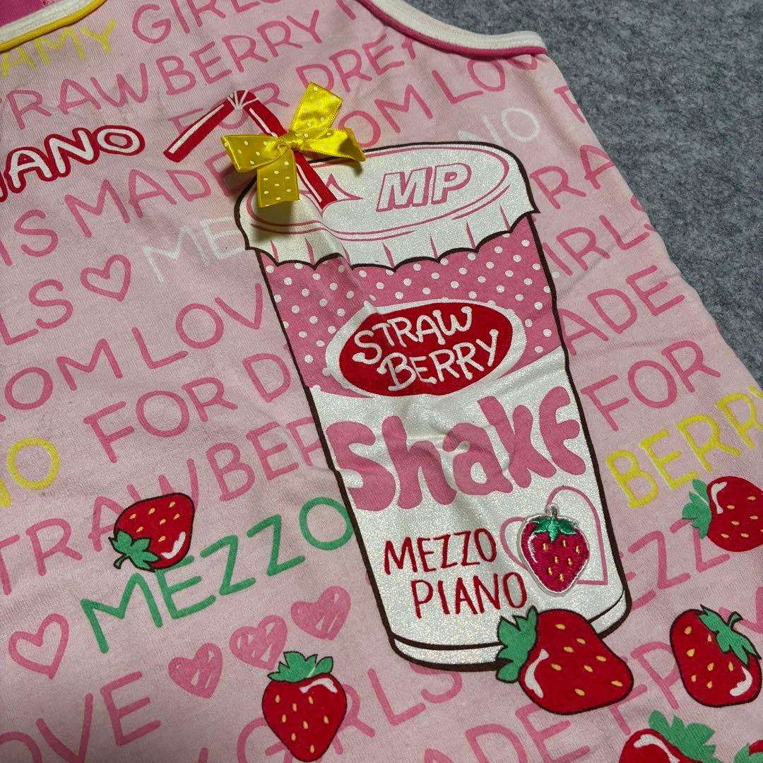 メゾピアノ　mezzo piano ノースリーブ　いちご　160cm