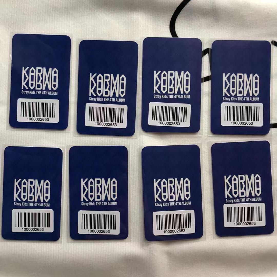 StrayKids スキズ KARMA FANS リスパ トレカ 8枚