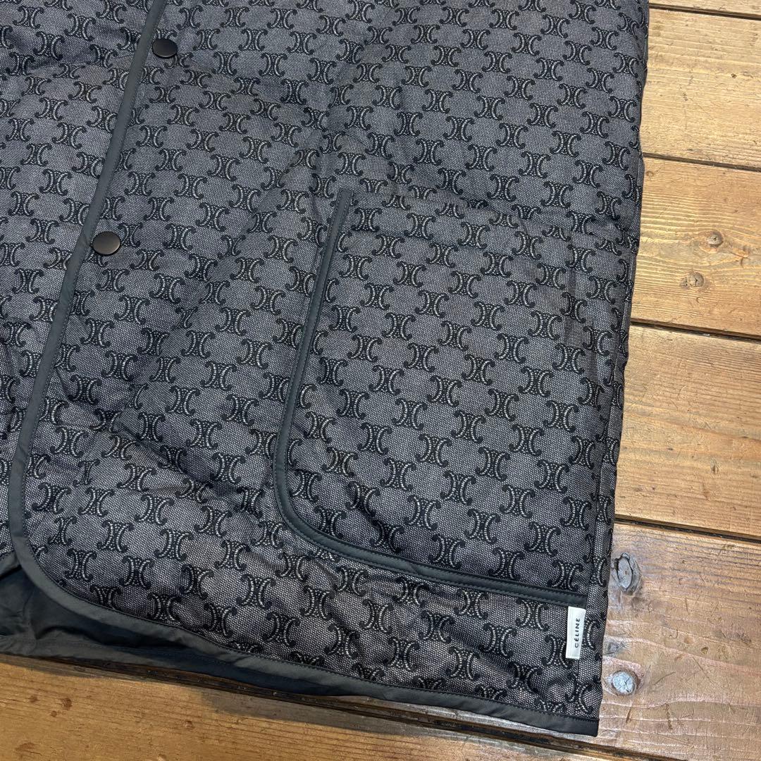 CELINE セリーヌ マカダム トリオンフ 西川ダウン ベスト グレー