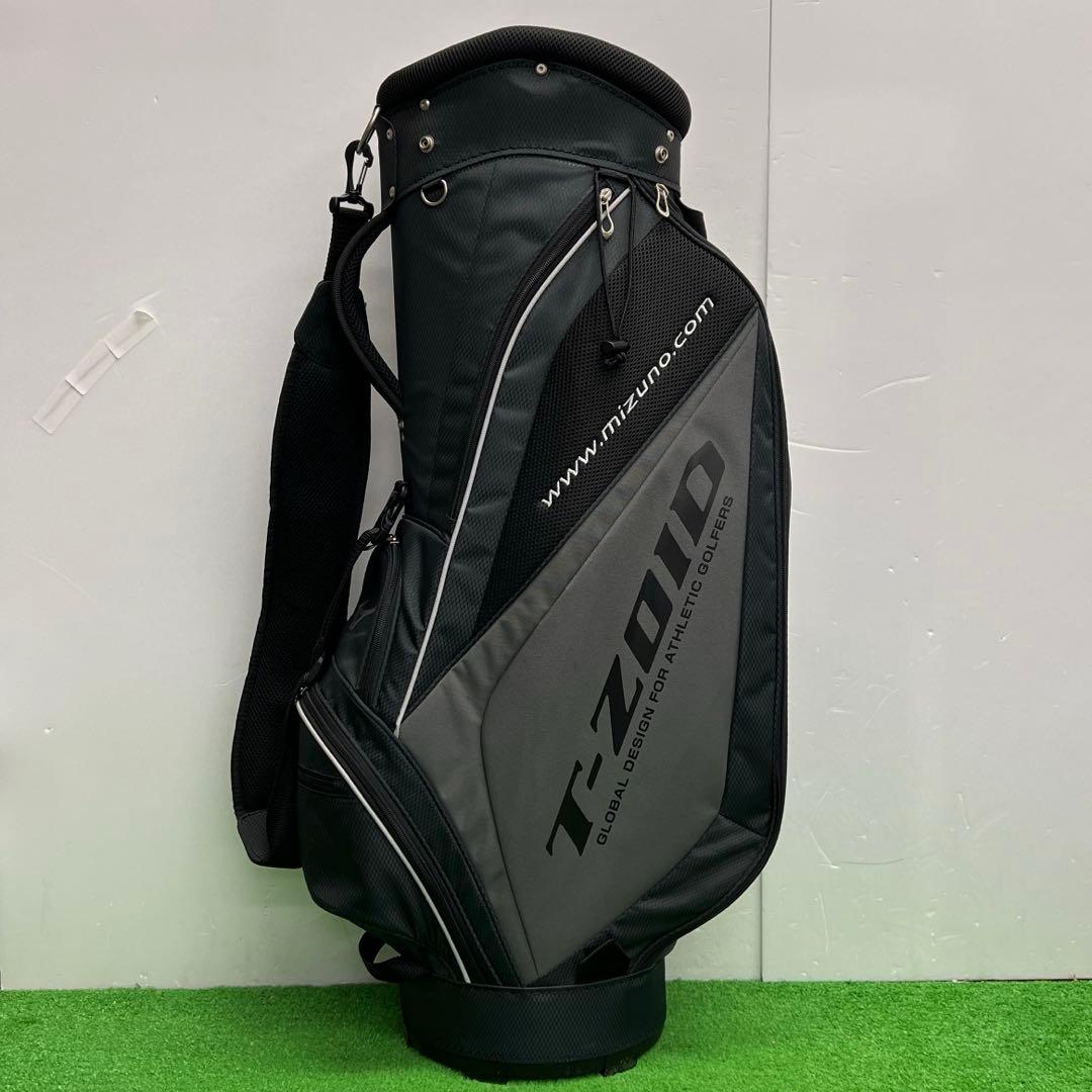 MIZUNO T-ZOID ゴルフバック　ブラック 9インチ　ミズノ　メンズ