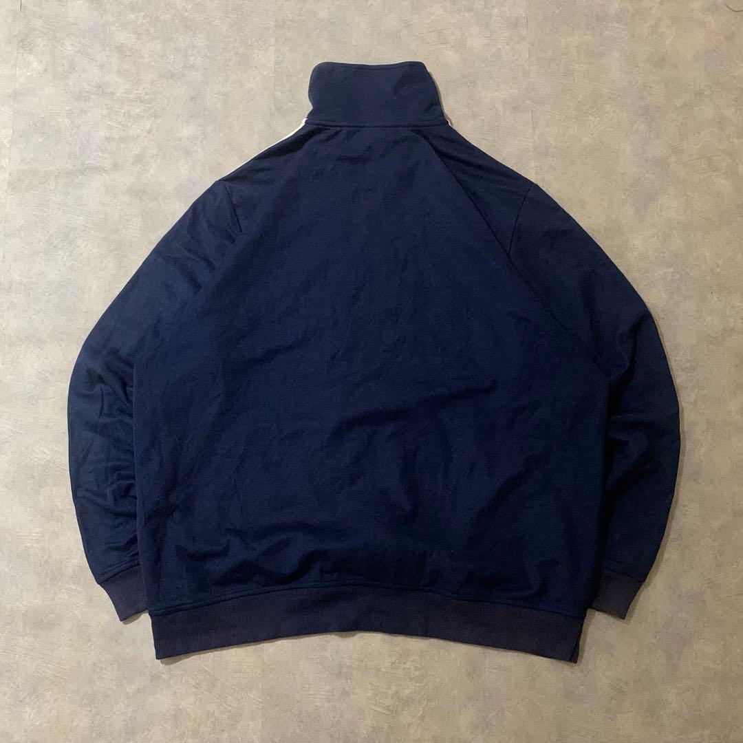 アディダスadidas古着トラックジャケットベッケンバウアーネイビーDB147