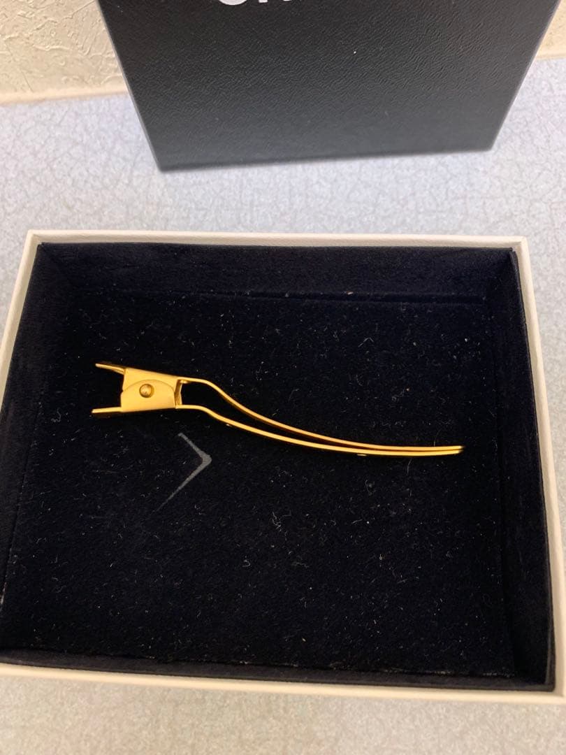 CHANEL ヴィンテージ ゴールド ヘアピン ヘアクリップ 97P