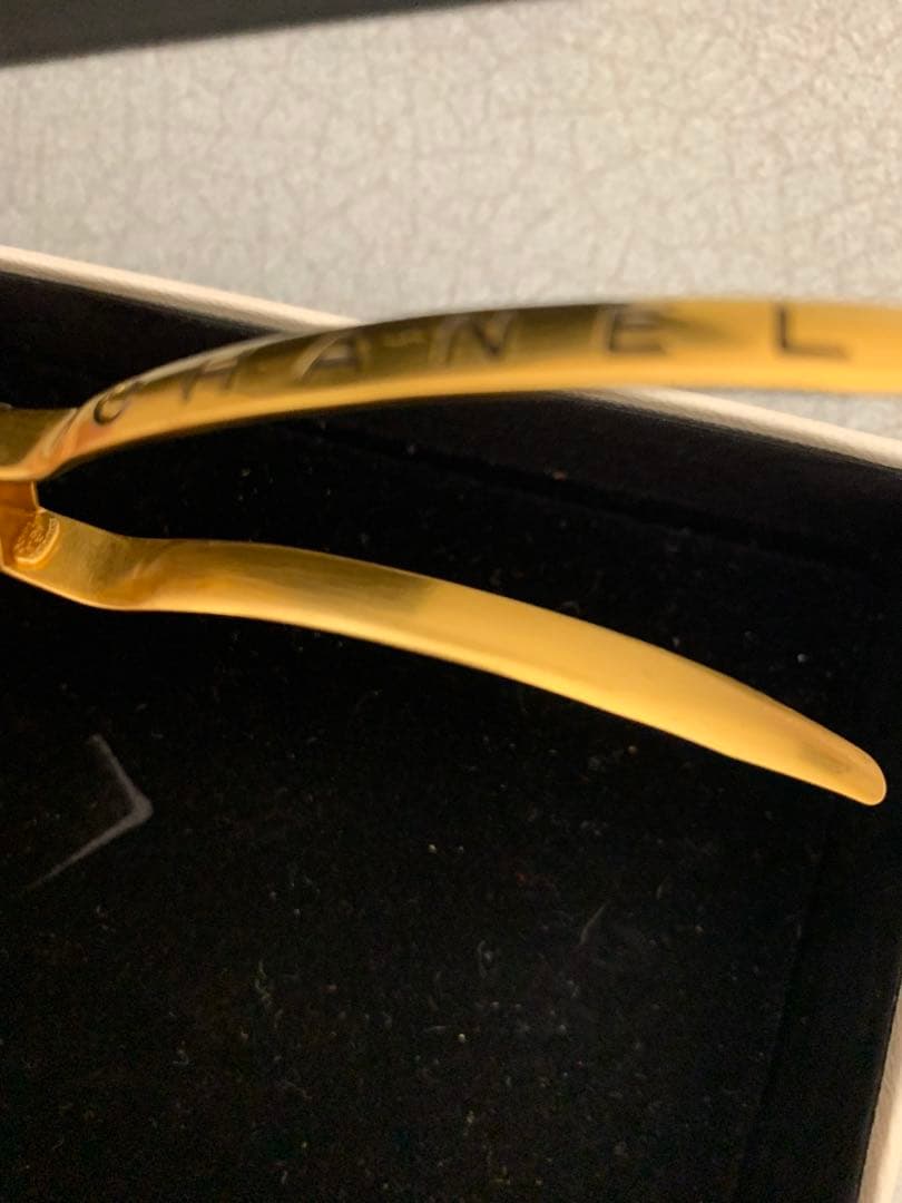 CHANEL ヴィンテージ ゴールド ヘアピン ヘアクリップ 97P