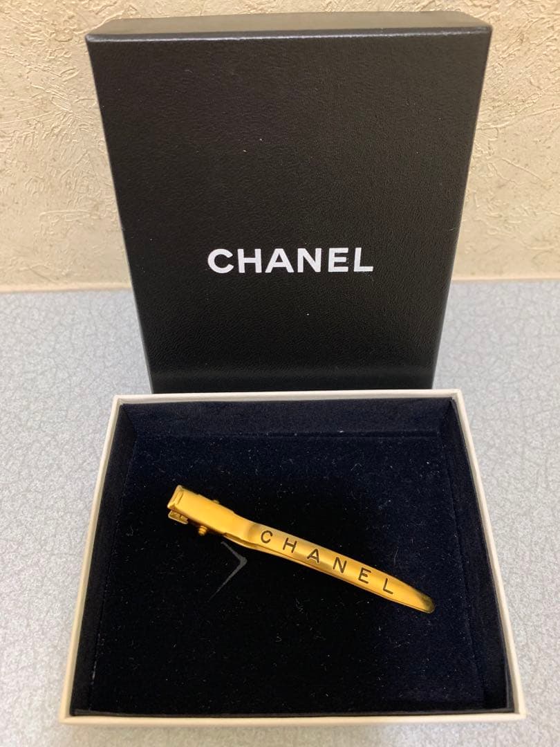 CHANEL ヴィンテージ ゴールド ヘアピン ヘアクリップ 97P