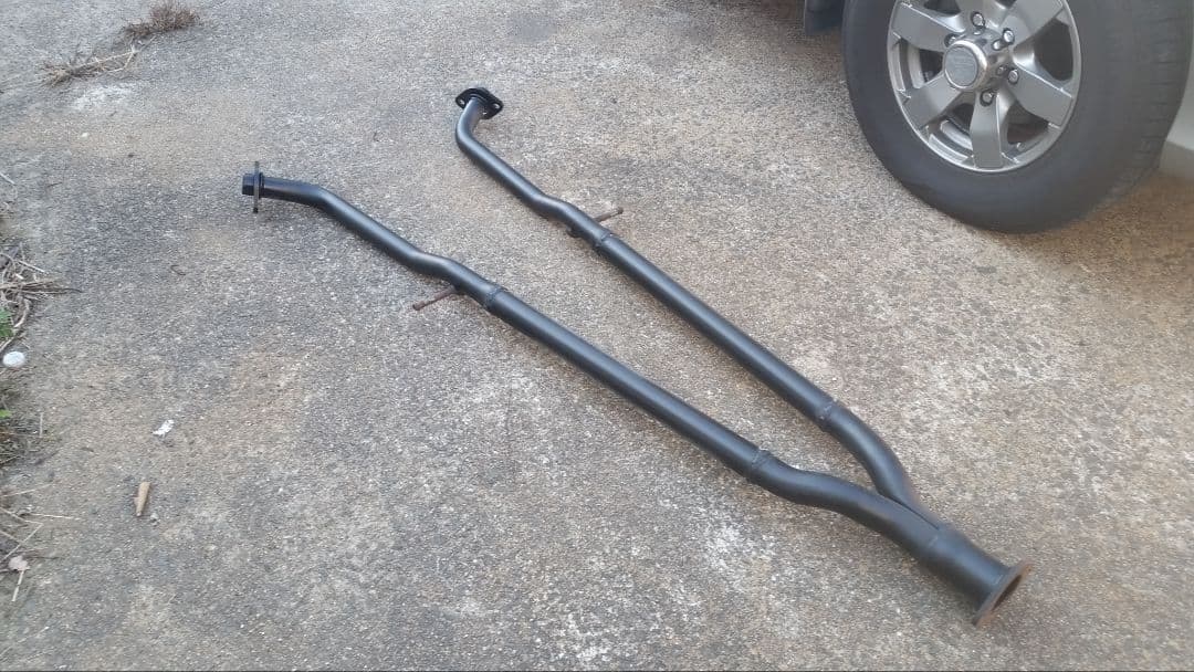 Y51フーガ！ワンオフ中間ストレートマフラー！