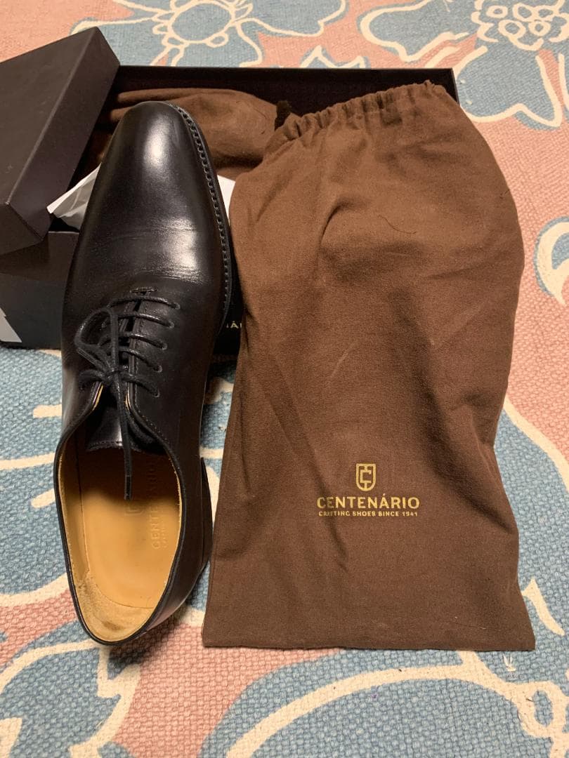 【ほぼ新品】Centenario（ポルトガルを代表する高級革靴）ホールカット革靴